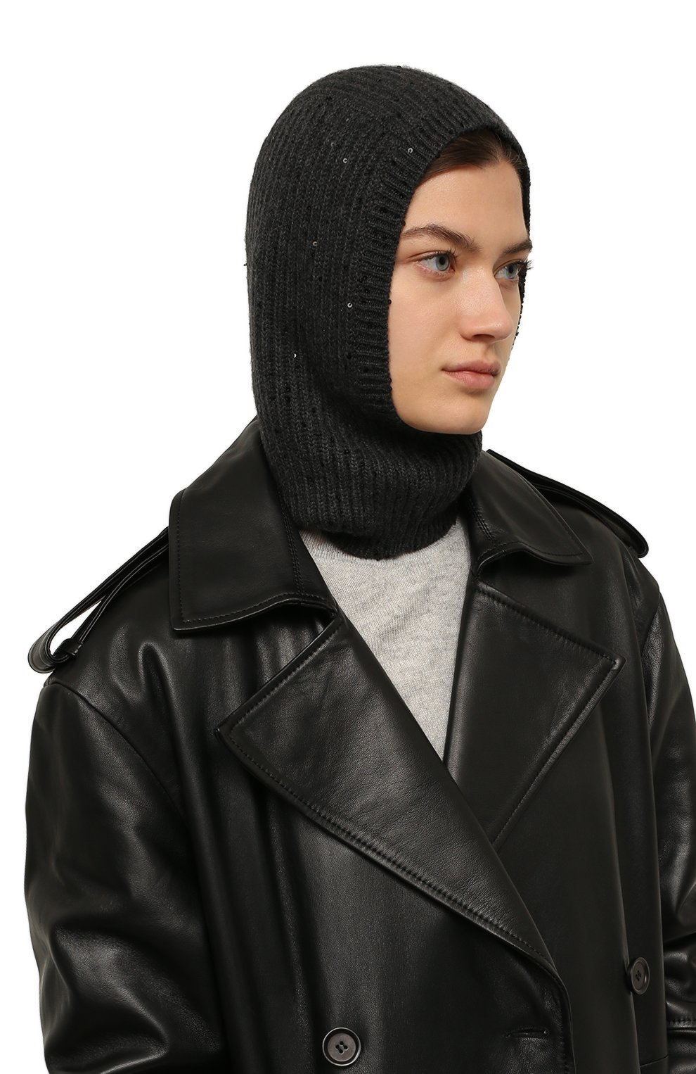 Балаклава из кашемира и шелка BRUNELLO CUCINELLI, арт. M71505199, фото 2