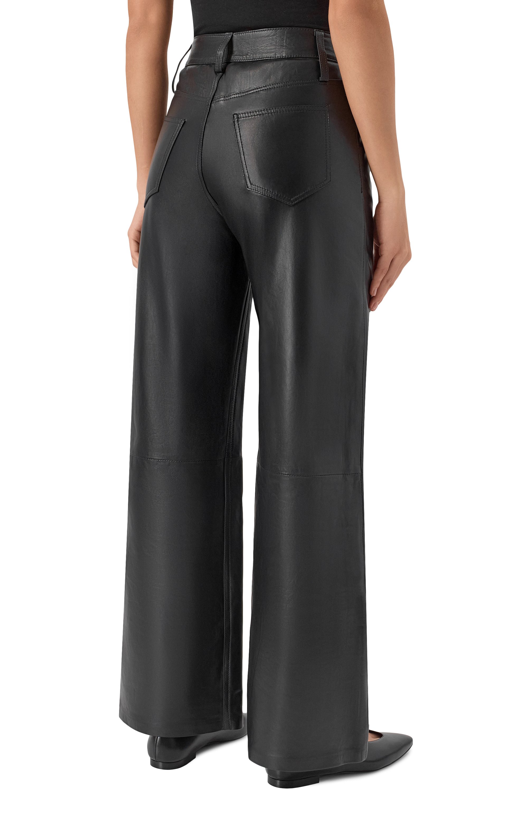 Кожаные брюки MAX AND MOI, арт. H25B0NDI, фото 4