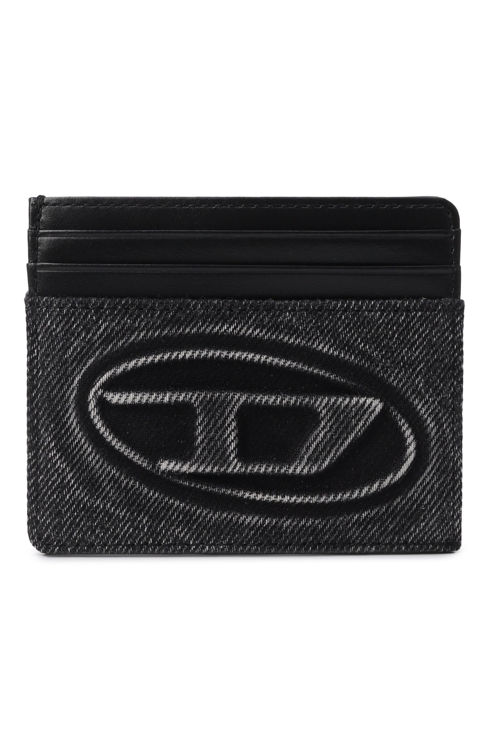 Футляр для кредитных карт DIESEL темно-серого цвета по цене 16700 руб., арт. X10611/P8764, фото 1 Футляр для кредитных карт DIESEL, арт. X10611/P8764, фото 1