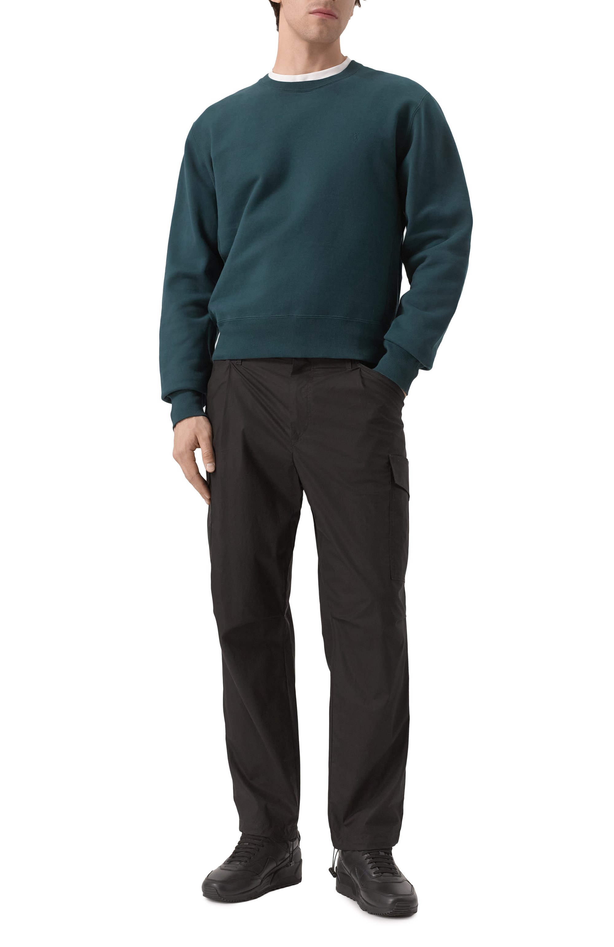 Кожаные кроссовки bump SAINT LAURENT, арт. 818135/00N00, фото 2