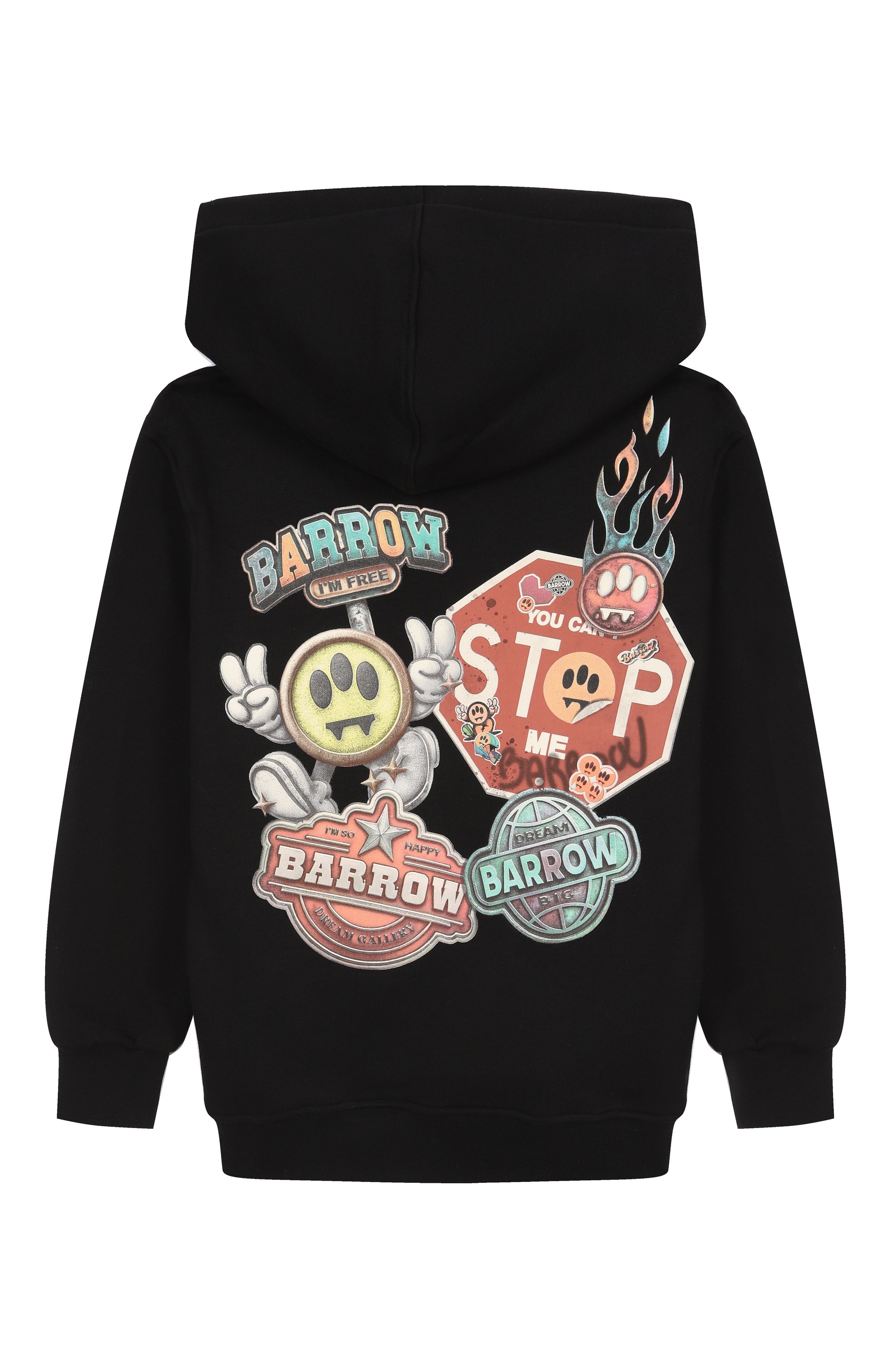 Хлопковое худи BARROW, арт. F5BKJUHS224, фото 2