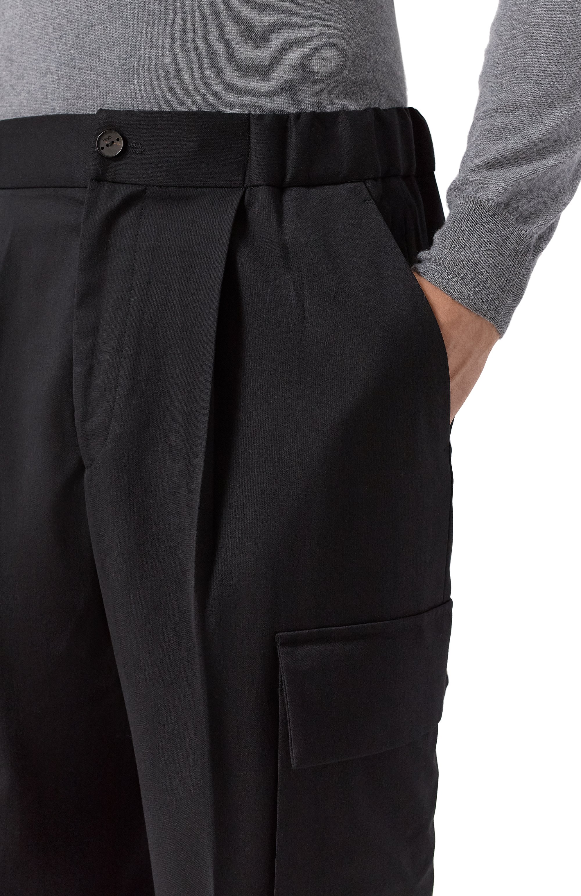 Брюки-карго из шерсти и вискозы HEVO, арт. T0RREQUETTA 30 160/I743, фото 5