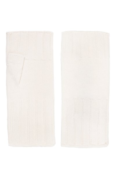 Митенки из шерсти и вискозы ELEVENTY белого цвета по цене 16400 руб., арт. H81ACCH04/MAG0H073, фото 3 Митенки из шерсти и вискозы ELEVENTY, арт. H81ACCH04/MAG0H073, фото 3