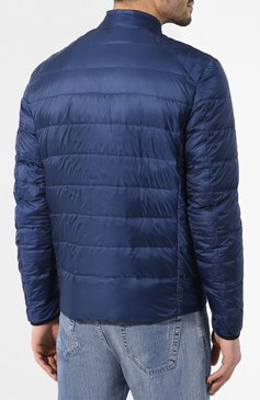 Мужская пуховая куртка BELSTAFF синего цвета, арт. 71020701/C50N0366 | Фото 4 (Материал внешний: Синтетический материал; Материал подклада: Синтетический материал; Мужское Кросс-КТ: Куртка-пуховая, Пуховик-верхняя одежда, Верхняя одежда; Рукава: Длинные; Длина (верхняя одежда): Короткие; Кросс-КТ: Куртка; Материал утеплителя: Пух и перо; Статус проверки: Проверена категория; Материал сплава: Проставлено; Драгоценные камни: Проставлено; Стили: Кэжуэл)