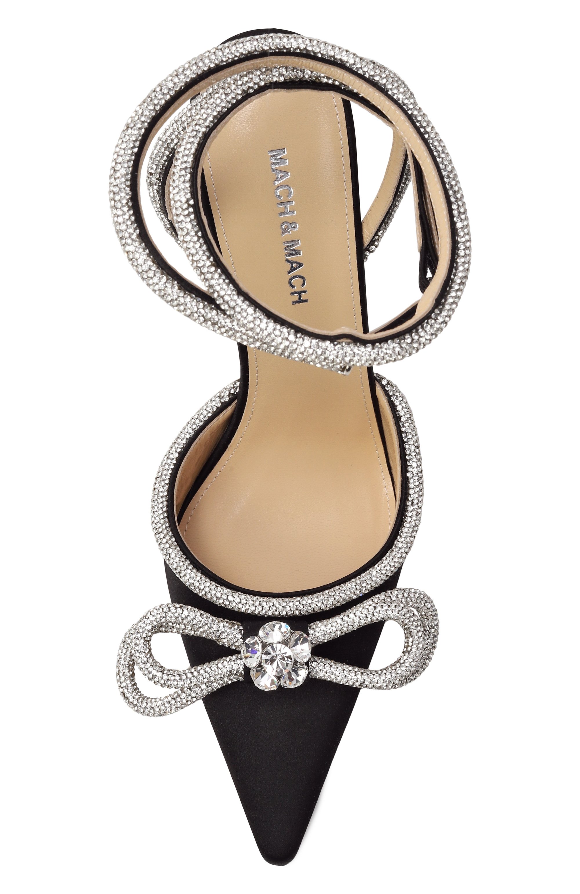 Текстильные туфли double bow 110 MACH & MACH, арт. FW20-0235, фото 6