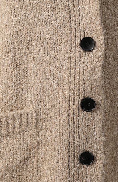 Кардиган ISABEL MARANT ETOILE бежевого цвета по цене 36100 руб., арт. CA0217-19A069E/SC0TT, фото 5 Кардиган ISABEL MARANT ETOILE, арт. CA0217-19A069E/SC0TT, фото 5