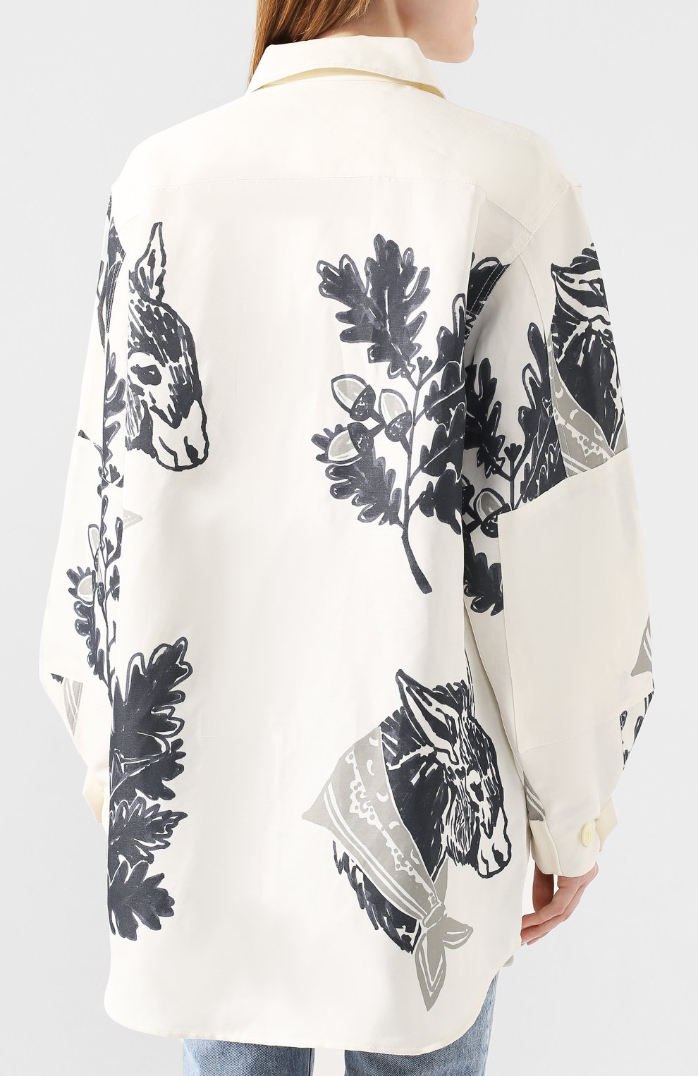 Рубашка из смеси хлопка и вискозы JACQUEMUS, арт. 193SH06/37153, фото 4