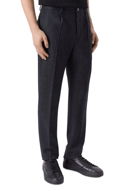 Шерстяные брюки Stefano Ricci M1T5300011/W0036R Серый  M1T5300011/W0036R Фото 3