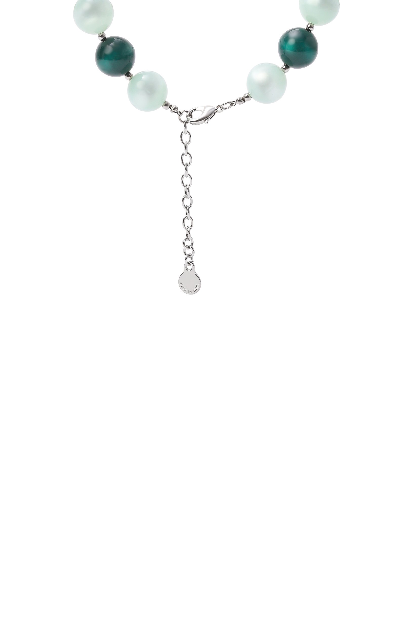 Колье EMPORIO ARMANI зеленого цвета по цене 21500 руб., арт. 860696 4F605, фото 4 Колье EMPORIO ARMANI, арт. 860696 4F605, фото 4