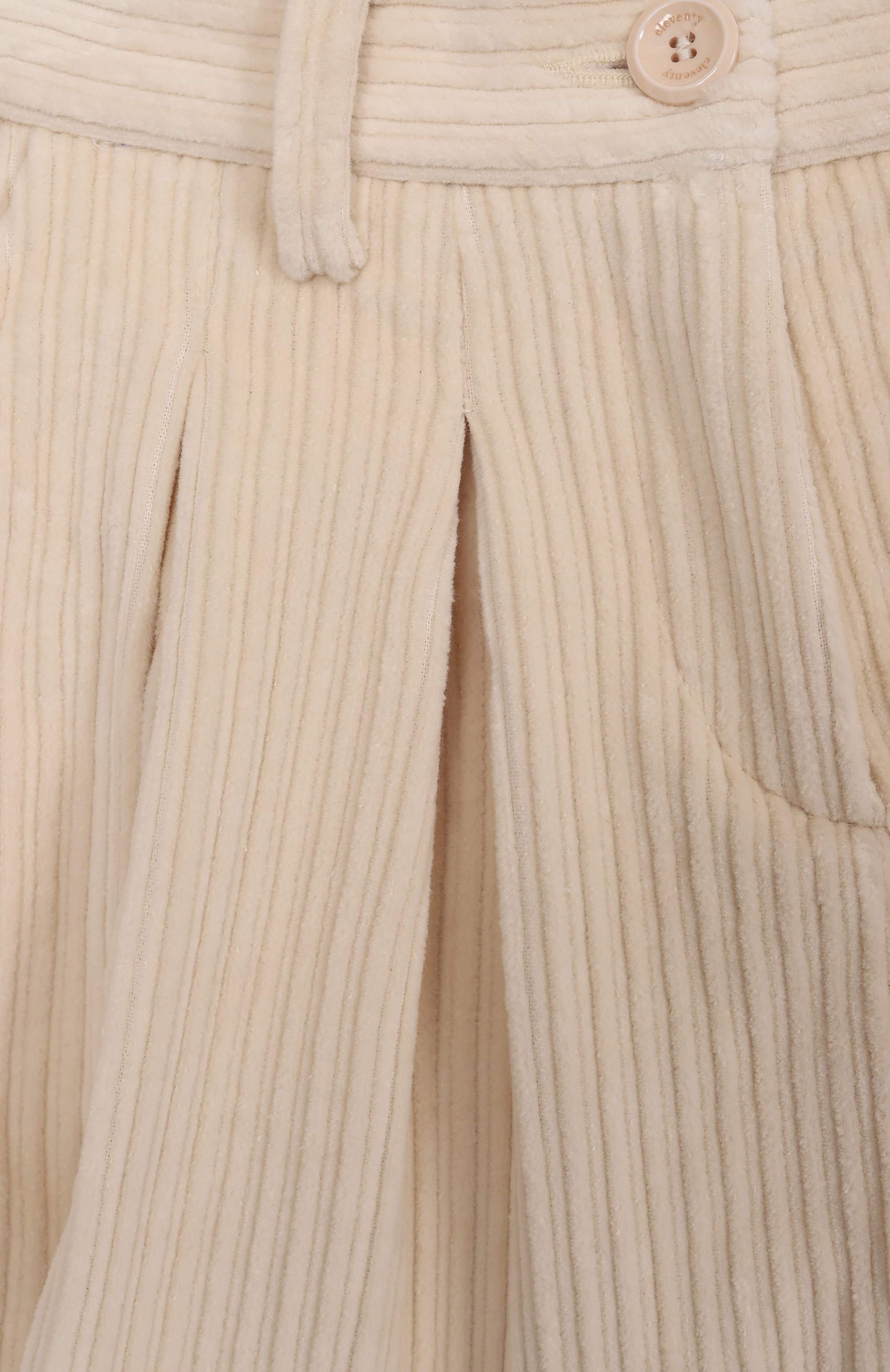 Вельветовые шорты ELEVENTY кремового цвета по цене 16950 руб., арт. EX6A39/V0162/6-8, фото 3 Вельветовые шорты ELEVENTY, арт. EX6A39/V0162/6-8, фото 3