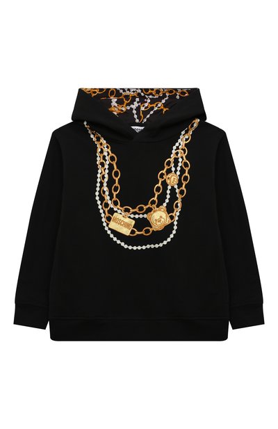 Хлопковое худи MOSCHINO, арт. HDF03Y/LDA16/10A-14A, фото 1