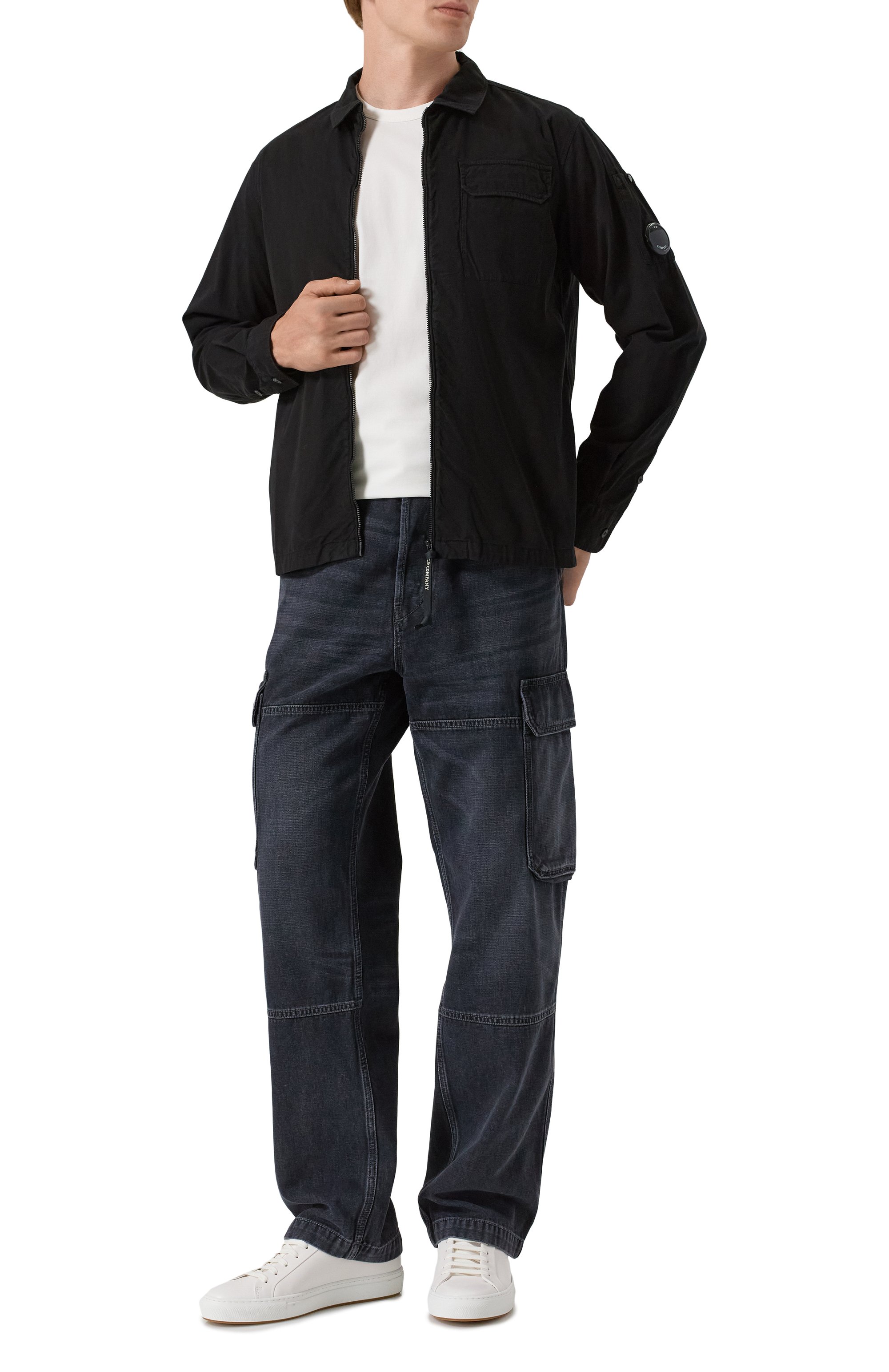 Хлопковая куртка-рубашка C.P. COMPANY, арт. RCCM0S705A110143G, фото 2