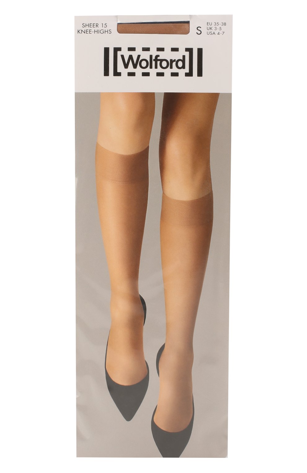 Гольфы WOLFORD бежевого цвета по цене 3500 руб., арт. 31253, фото 1 Гольфы WOLFORD, арт. 31253, фото 1