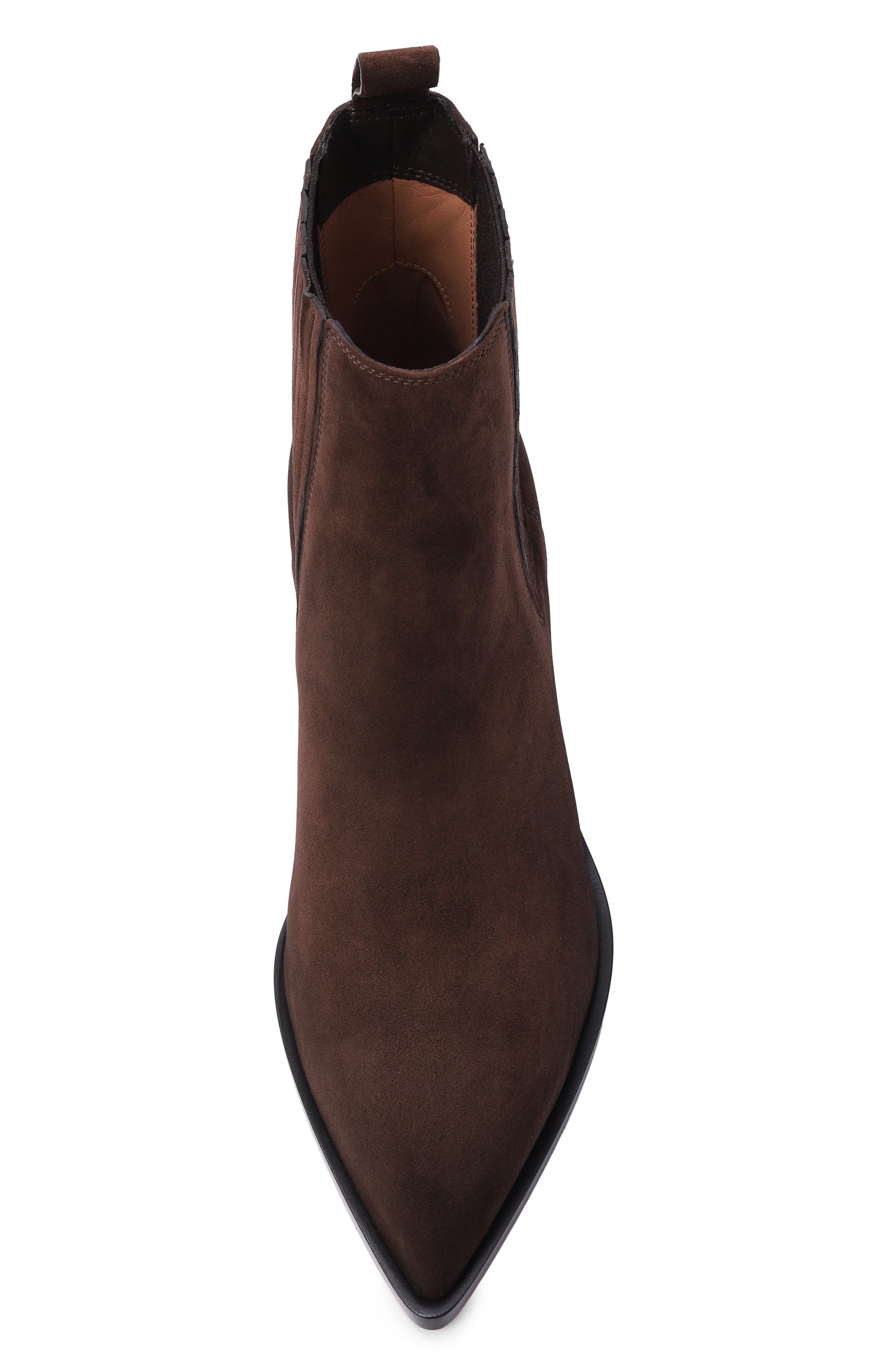 Замшевые ботильоны gio 60 SANTONI, арт. WT0G71799BJ2NAEA, фото 6