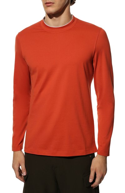 Хлопковый лонгслив BRUNELLO CUCINELLI, арт. M0T617433, фото 3