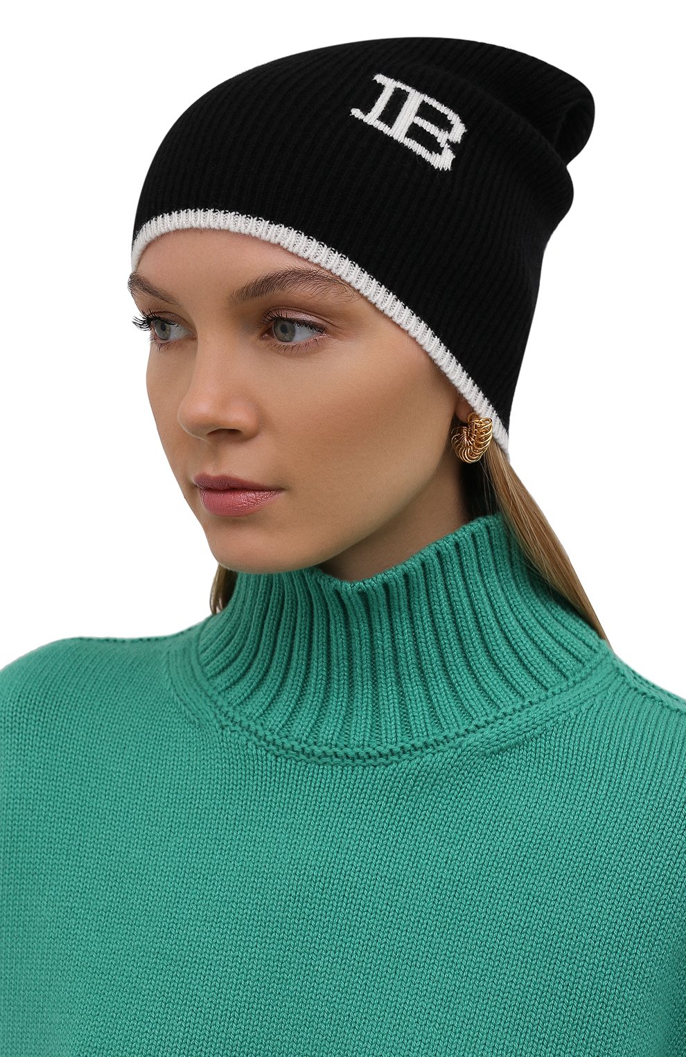 Шапка из шерсти и кашемира BALMAIN, арт. WH0XC000/K065, фото 2