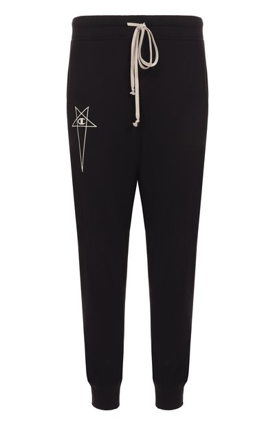 Мужские хлопковые джоггеры rick owens x champion RICK OWENS, арт. CM01E1690/CHJG