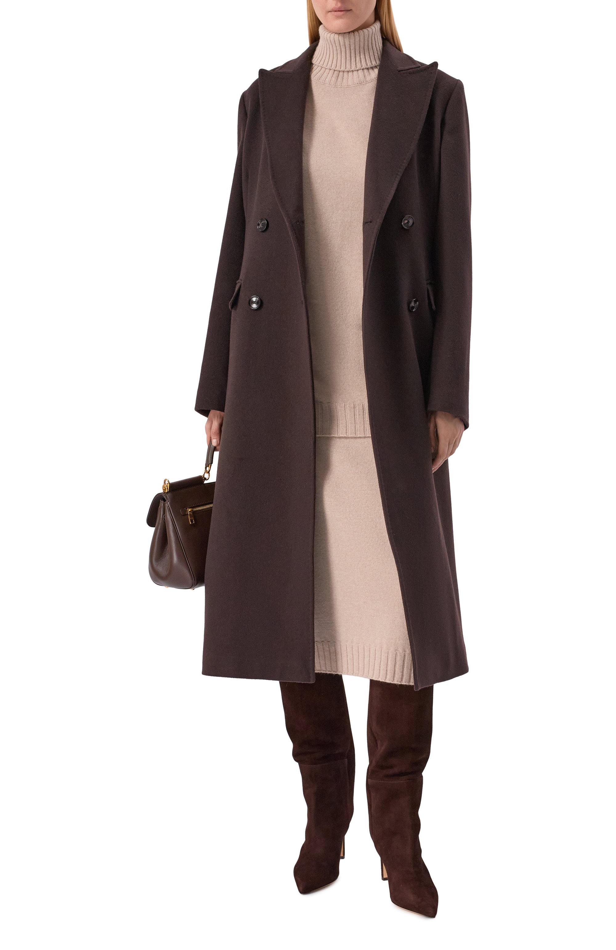 Кашемировая юбка MVST бежевого цвета по цене 129000 руб., арт. M25.1MW.K408, фото 2 Кашемировая юбка MVST, арт. M25.1MW.K408, фото 2