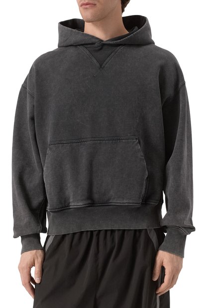 Хлопковое худи ROADLESS темно-серого цвета по цене 39850 руб., арт. RSS-H, фото 3 Хлопковое худи ROADLESS, арт. RSS-H, фото 3