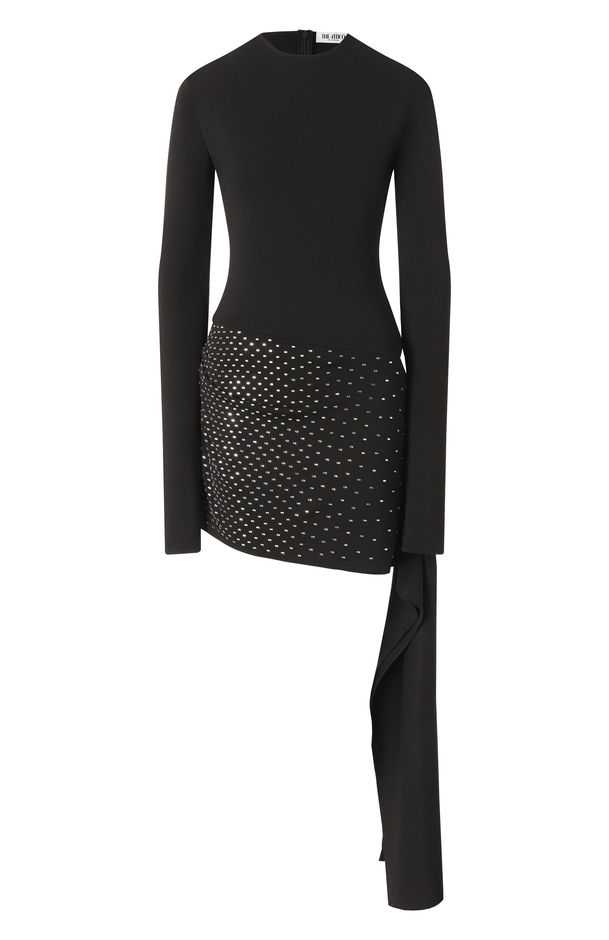 Платье с отделкой стразами THE ATTICO, арт. 250WCA00383/PLL002TA, фото 1