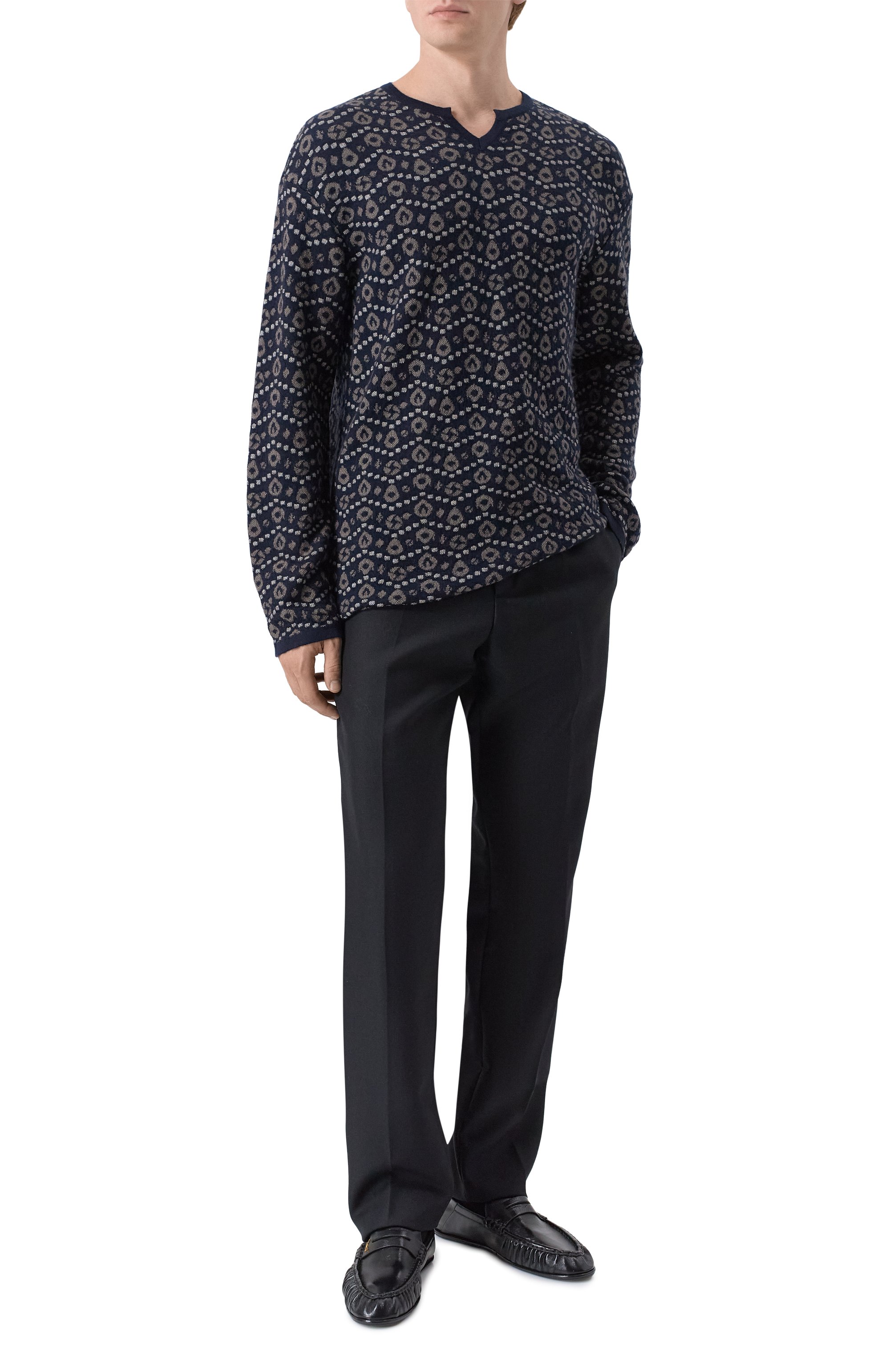 Джемпер из кашемира и вискозы GIORGIO ARMANI, арт. GM003326/AF25110, фото 2