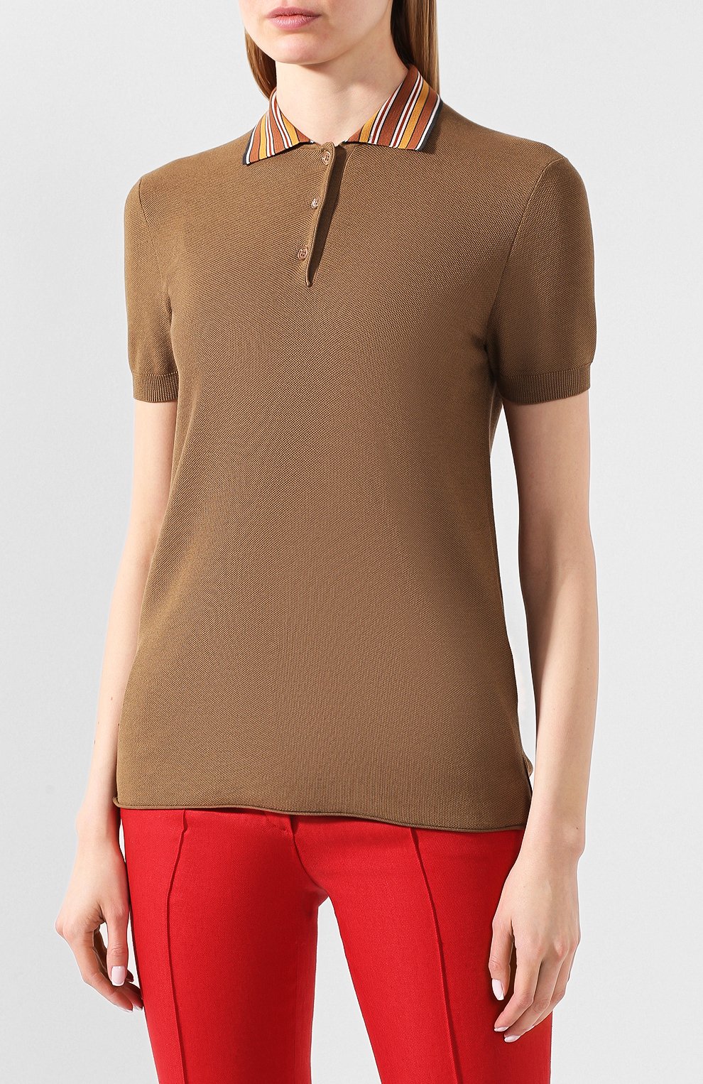 Поло из смеси шелка и хлопка LORO PIANA, арт. FAL1362, фото 3