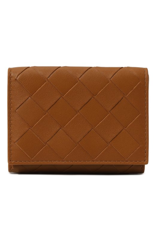 Кожаное портмоне Bottega Veneta 609285/V48A1 Коричневый 609285/V48A1