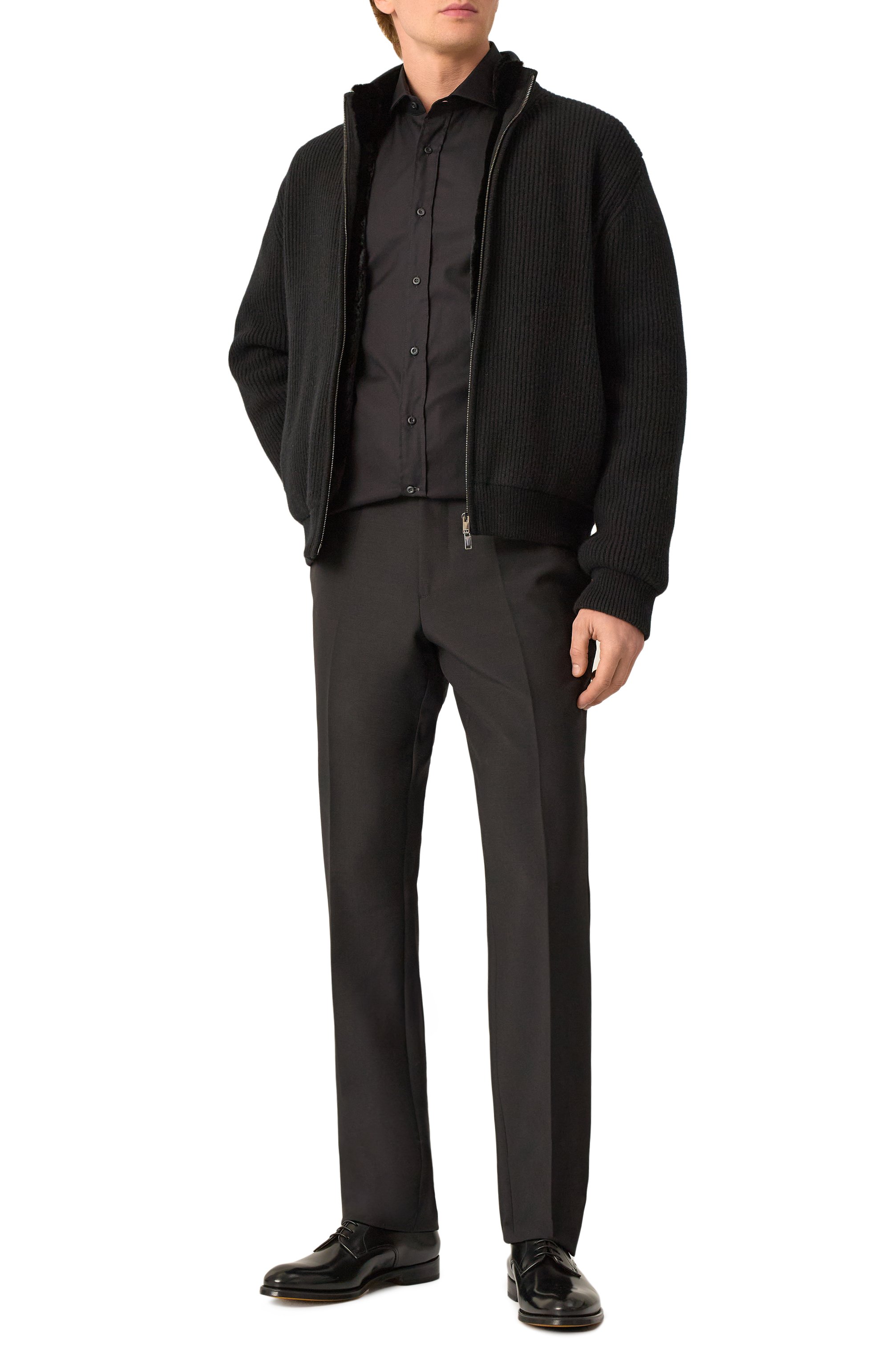 Хлопковая сорочка BRUNELLO CUCINELLI, арт. MW6041718, фото 2