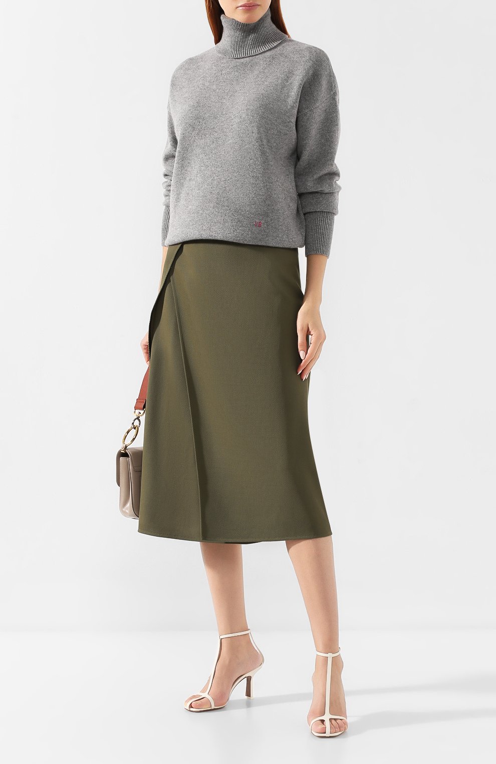 Шерстяная юбка VICTORIA BECKHAM, арт. SK MID 31002AWR, фото 2