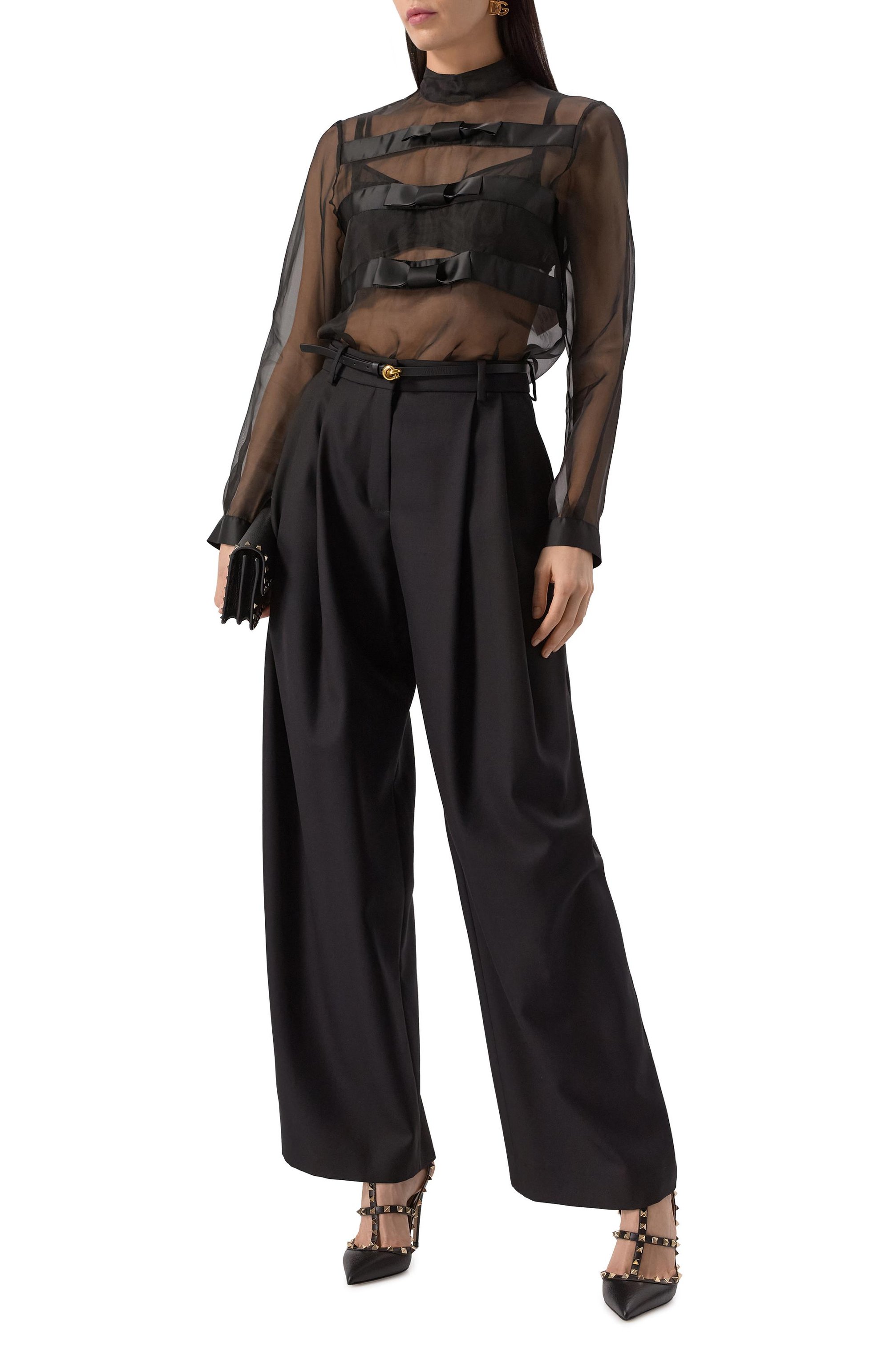 Кожаные туфли rockstud 100 VALENTINO, арт. 8W2S0393/VCE, фото 3