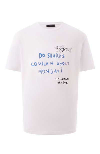 Мужская хлопковая футболка PAUL&SHARK, арт. 25411065