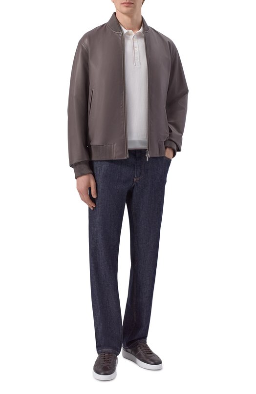 Кожаный бомбер MVST M25.1PM.0009/CREAM NAPA_001 Коричневый  M25.1PM.0009/CREAM NAPA_001 Фото 2