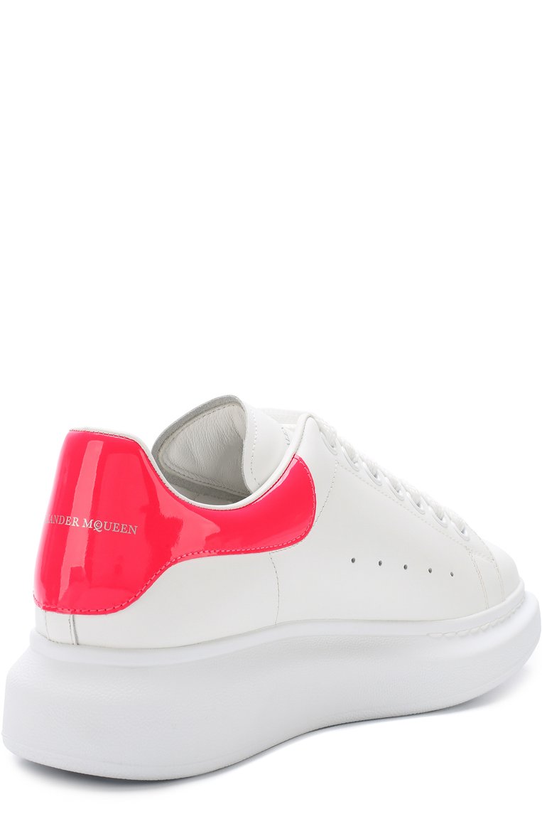 Кожаные кеды на массивной подошве ALEXANDER MCQUEEN, арт. 462214/WHQYC, фото 1