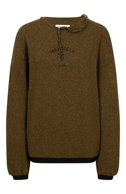 Женский свитер из шерсти и вискозы MM6, арт. S52HL0062/M13283