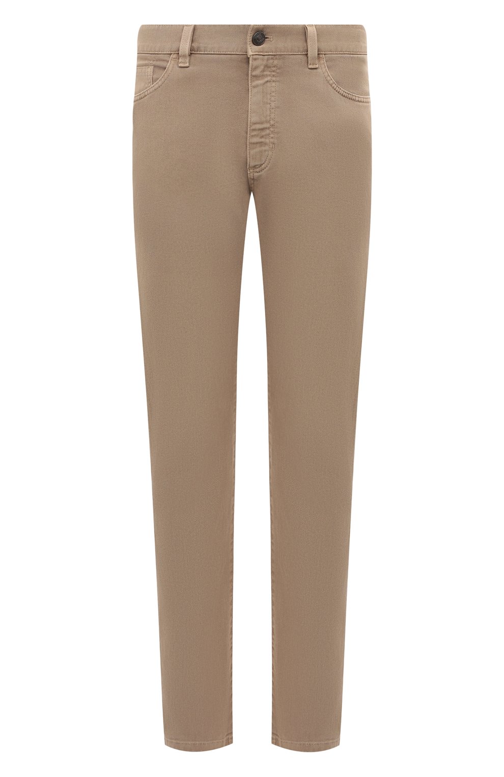 Джинсы ZEGNA бежевого цвета по цене 75400 руб., арт. UBI45A5/CITYX232, фото 1 Джинсы ZEGNA, арт. UBI45A5/CITYX232, фото 1