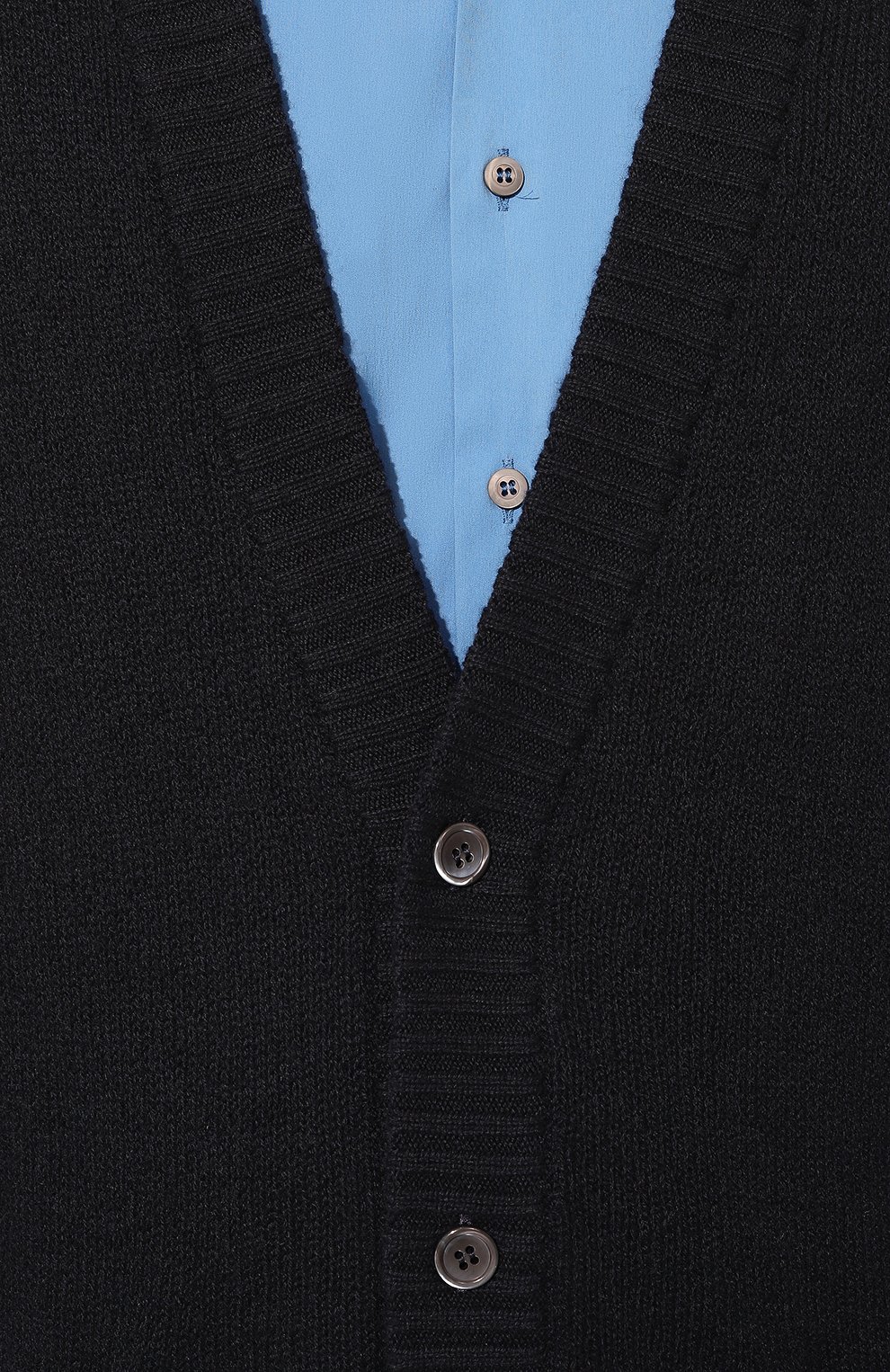 Кашемировый кардиган PRADA, арт. UMG109-1Z9F-F0008-221, фото 5