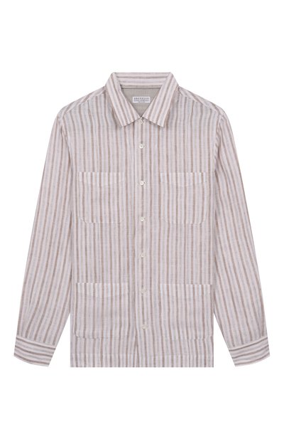 Льняная рубашка BRUNELLO CUCINELLI, арт. BM685C307C