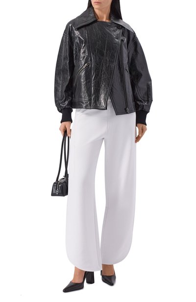 Хлопковые брюки ALAIA, арт. AA9P1299J094C, фото 2