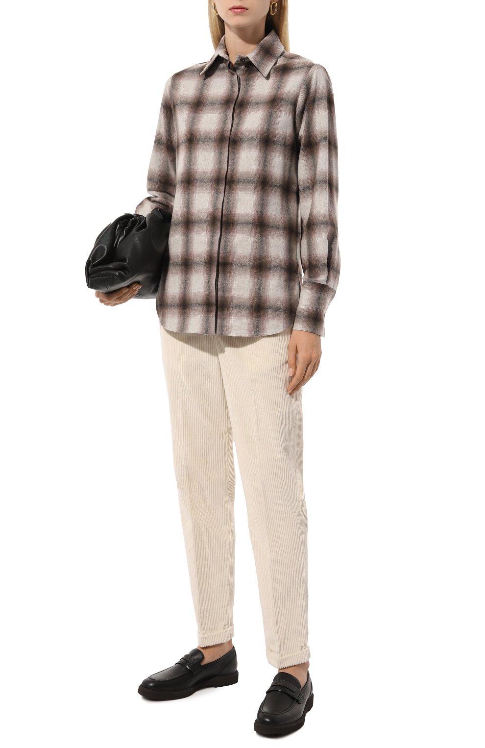 Вельветовые брюки KITON, арт. D37102S0632504, фото 2