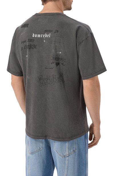 Хлопковая футболка DOMREBEL, арт. M LIL DEV/T-SHIRT, фото 4