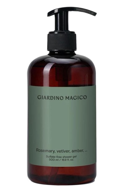 Бессульфатный гель для душа rosemary, vitiver, amber,… (500ml) GIARDINO MAGICO, арт. 4640200325587, фото 1