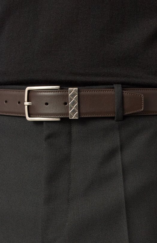 Кожаный ремень Bottega Veneta 793876/VALK0 Коричневый  793876/VALK0 Фото 2