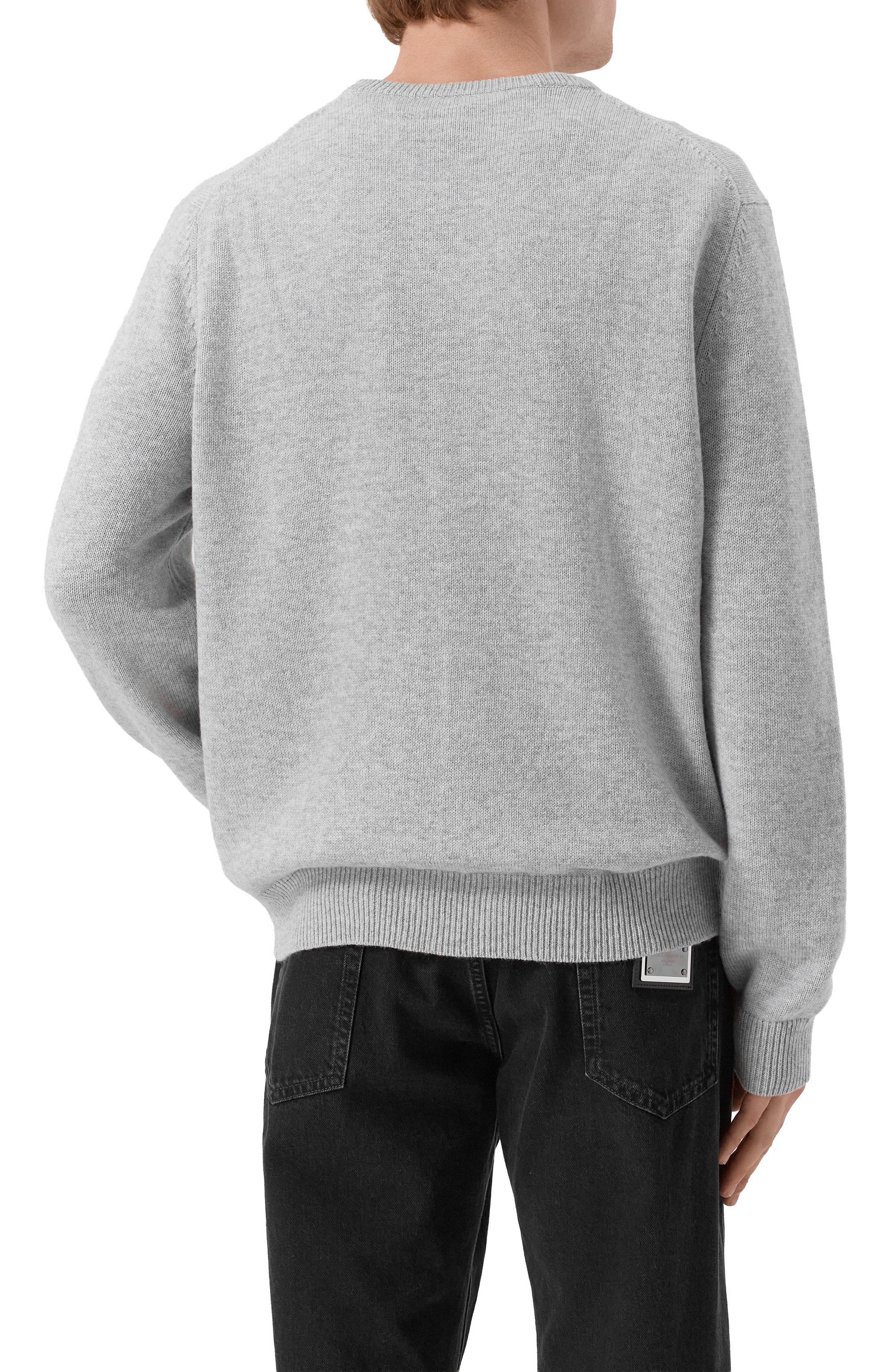 Джемпер из шерсти и кашемира VAN LAACK серого цвета по цене 59950 руб., арт. VL-SIND0-F/S00349, фото 4 Джемпер из шерсти и кашемира VAN LAACK, арт. VL-SIND0-F/S00349, фото 4