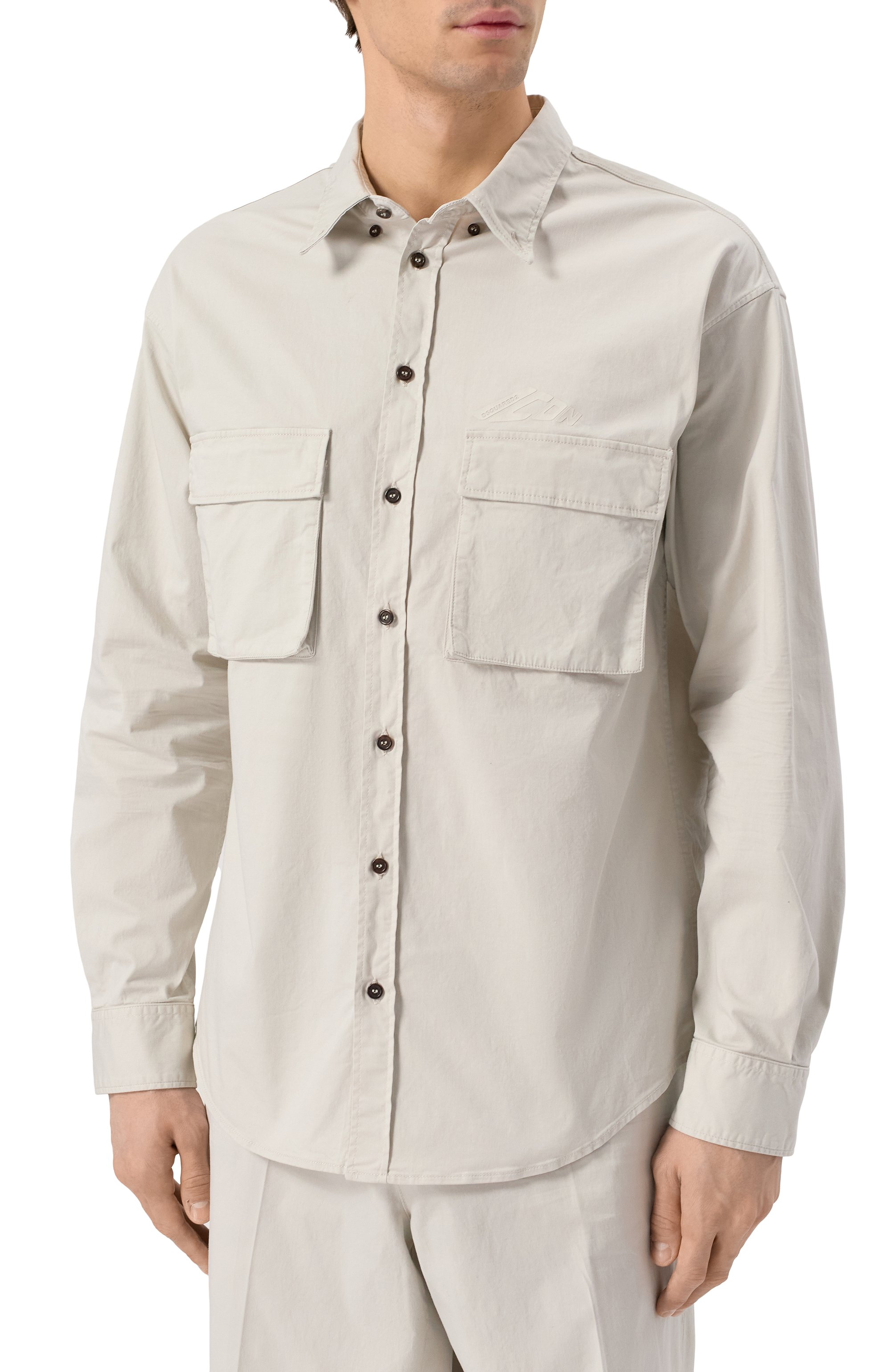 Хлопковая рубашка DSQUARED2, арт. S79DL0055/S35175, фото 3