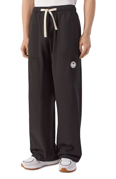 Хлопковые брюки PALM ANGELS, арт. PMCA117S26FAB002, фото 3