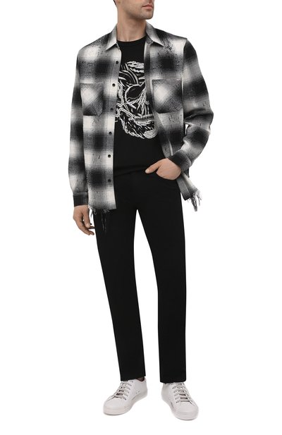 Рубашка из хлопка и шерсти AMIRI, арт. MSL001-001, фото 2