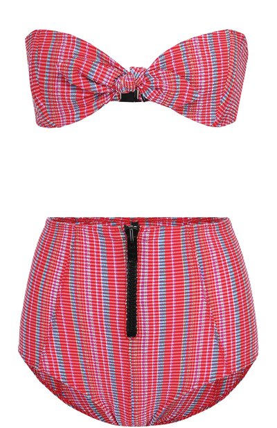 Раздельный купальник с бра-бандо и трусами с завышенной талией LISA MARIE FERNANDEZ, арт. RES063H, фото 1