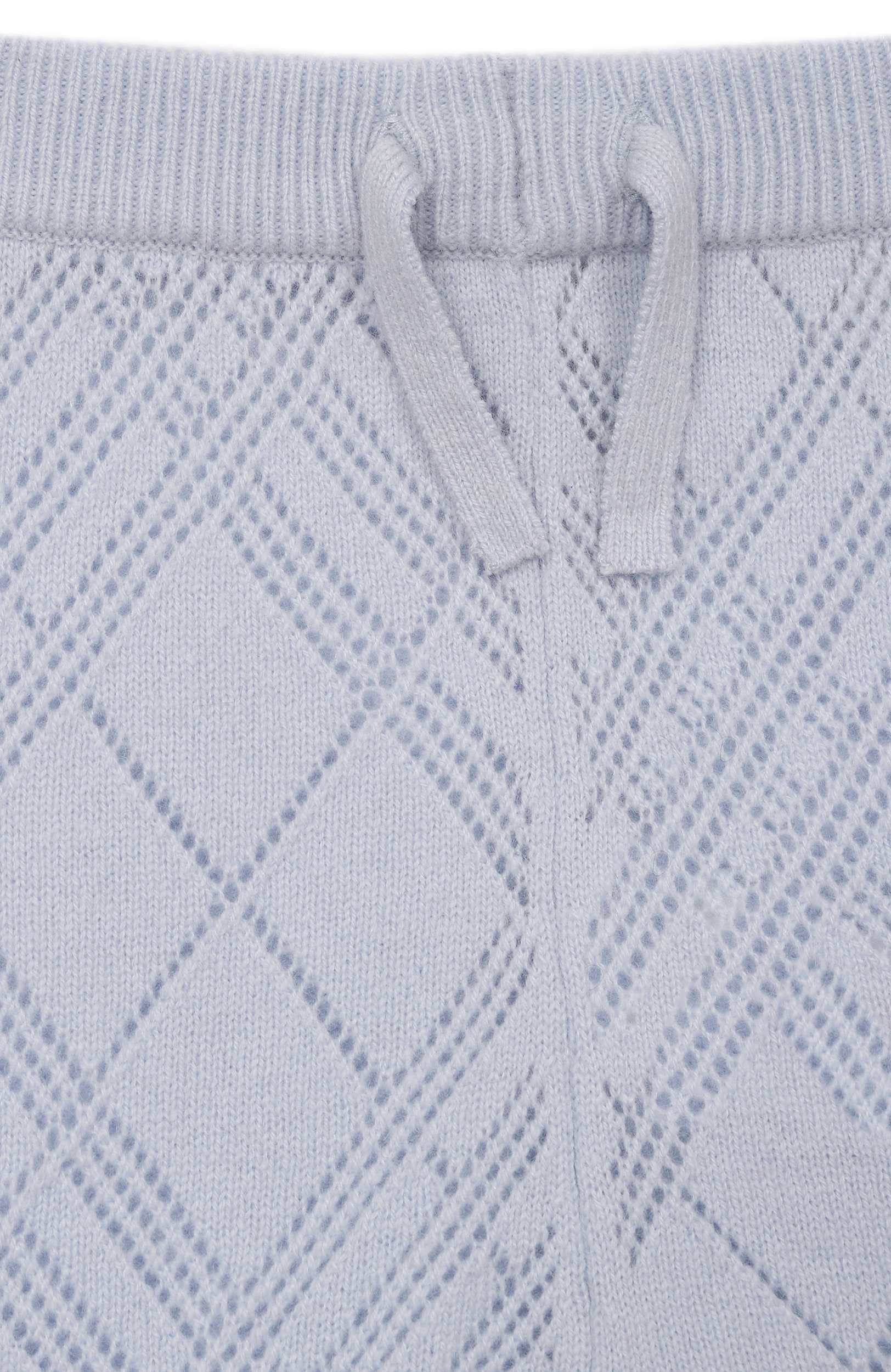 Комплект из кардигана и брюк BURBERRY голубого цвета по цене 75350 руб., арт. 8127224, фото 6 Комплект из кардигана и брюк BURBERRY, арт. 8127224, фото 6
