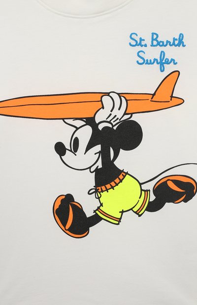 Хлопковая футболка MC2 SAINT BARTH белого цвета по цене 8735 руб., арт. STBK/TSHIRT B0Y/00346D, фото 3 Хлопковая футболка MC2 SAINT BARTH, арт. STBK/TSHIRT B0Y/00346D, фото 3