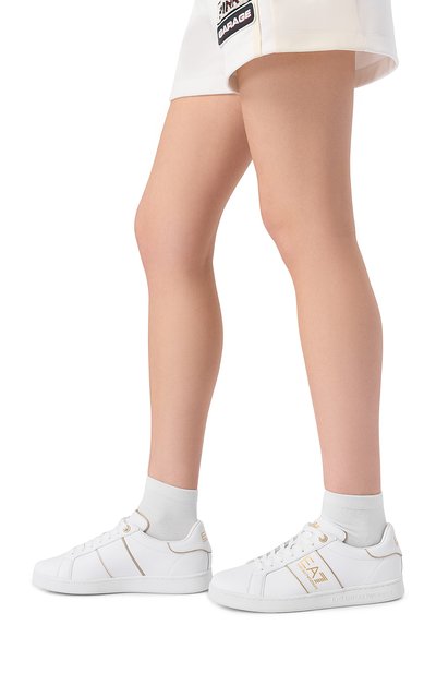 Кожаные кеды ea7 classic EA7, арт. X8X102/XK346, фото 3